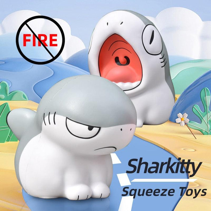 Sharkitty Slow Rise Squishy Stress Buster Toy