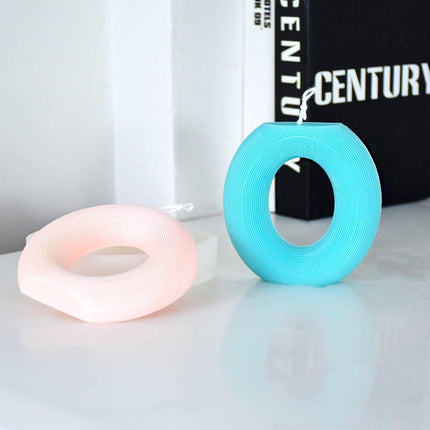 Versatile Circular Silicone Mold for DIY Candles and Treats