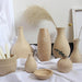 Nordic Minimalism Vase - Stylish Wooden Floral Decor Piece