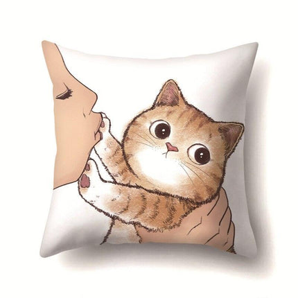 Pawsitively Adorable Cat Lover's Pillowcase
