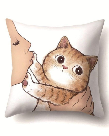 Pawsitively Adorable Cat Lover's Pillowcase