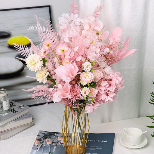 Pink Silk Artificial Roses - Sophisticated Floral Elegance