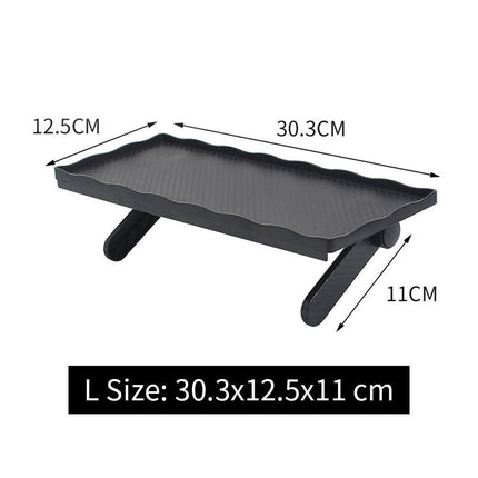 Versatile Adjustable Desktop Stand with Integrated Media Organizer in Chic Black or White