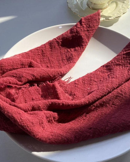 Elegant Holiday Linen Blend Napkins - 50 Pack for Festive Gatherings