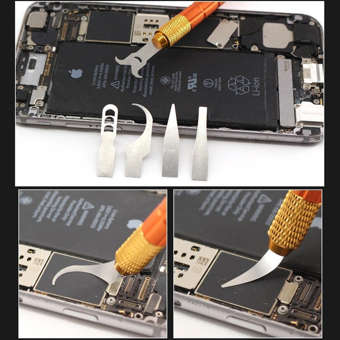 Precision Blade Set for Advanced IC Chip Repair - Perfect for Mobile Phones, Computers, and Motherboards