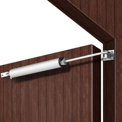 Pneumatic Automatic Door Closer - Adjustable, Silent, and Durable Aluminum Design