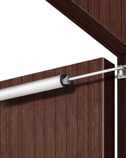 Pneumatic Automatic Door Closer - Adjustable, Silent, and Durable Aluminum Design