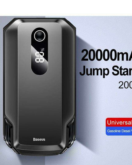 Emergency Power Booster: High-Capacity Car Jump Starter & Portable Battery Charger