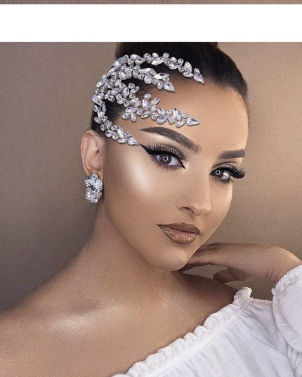 Opulent Crystal Bridal Tiara with Secure Comb Attachment