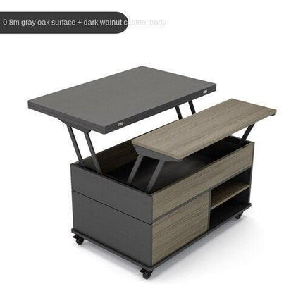 Convertible Lift-Top Coffee Table: Versatile Dining & Living Space Solution