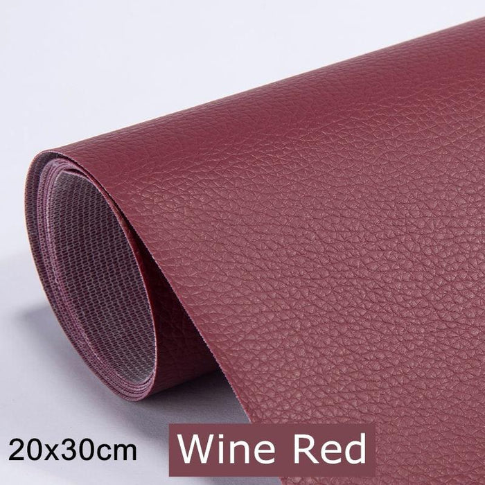 Jumbo XL Luxe Litchi Leather Repair Stickers - Stylish Solutions for Elegant Furniture Fixes
