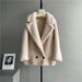 Luxe Elegance: Genuine Sheep Shearing Fur Winter Jacket for Women