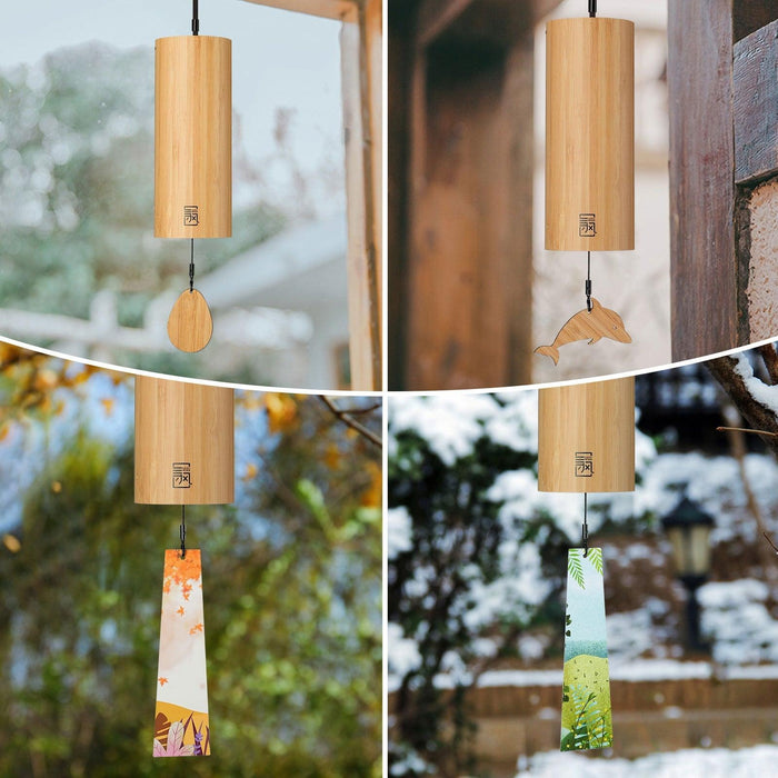 Tranquil Harmony: Artisan Bamboo Wind Chimes for Peaceful Settings