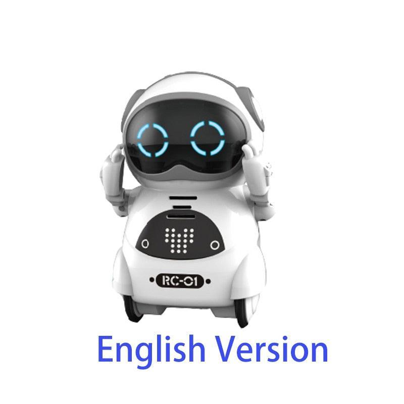 Charming Multilingual Mini Robot Buddy with Interactive Features