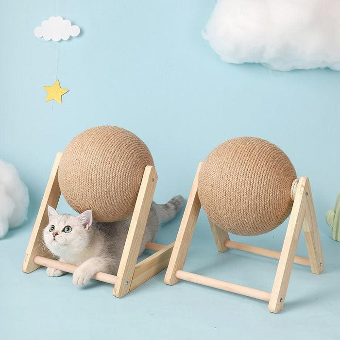Furniture Guardian: Cat Scratch & Play Protector with Catnip Toy