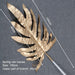 Elegant Golden Maple Leaf Home Decor Accent - Stunning Decorative Piece