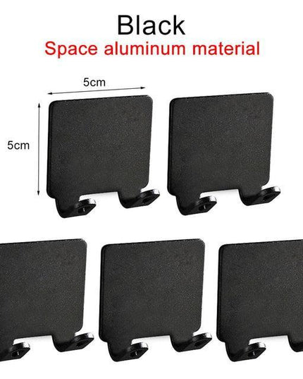 Chic Stainless Steel Razor Organizer with Waterproof Adhesive - Effortlessly Declutter Your Space