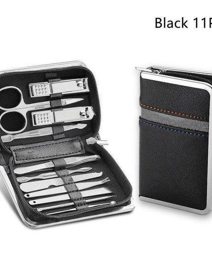 Premium Stainless Steel Nail Care Set with Portable Case: All-in-One Manicure Essentials for Professionals and Enthusiasts
