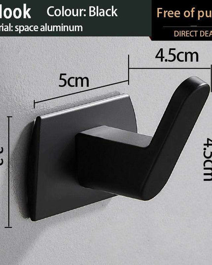 Space-Saving Aluminum Hook Organizer: Efficient and Stylish Storage for Any Room