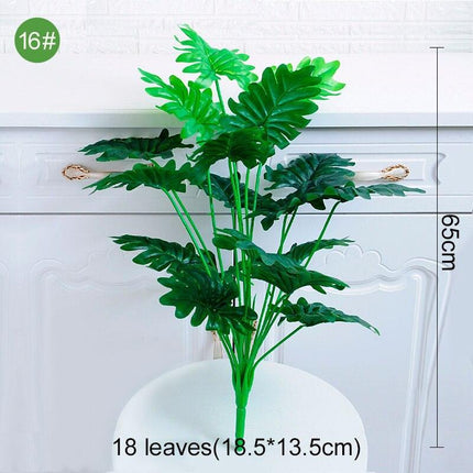 Exotic Paradise: Realistic Lifelike Artificial Palm Leaf Plants - Premium Collection