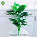 Lush Green Artificial Palm Leaf Plants: Tropical Paradise Collection