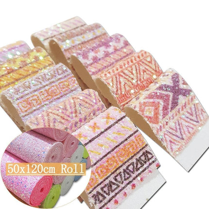 Dazzling Elegance Kit: Premium Glitter Faux Leather Fabric for Stunning Creations