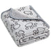 Cozy Paw Print Dog Blanket - Stylish Winter Comfort for Your Pet - Available in Multiple Sizes