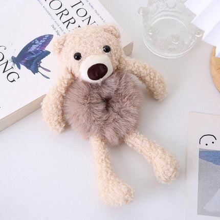 Playful Cartoon Animal Hair Scrunchies - Fun and Functional Hair Accessories for Women