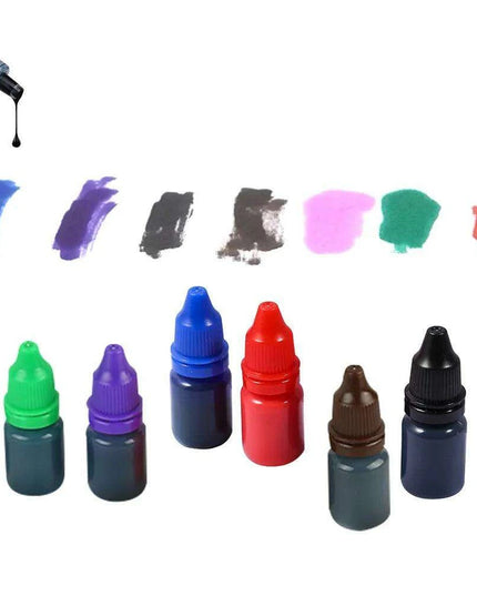 Dynamic Colorful Stamping Ink Collection for Artistic Expression