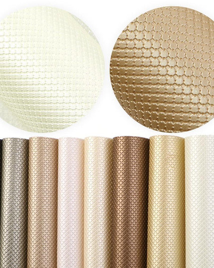 Argyle Patterned Faux Leather Craft Sheet - Perfect for DIY Projects, 20*33cm