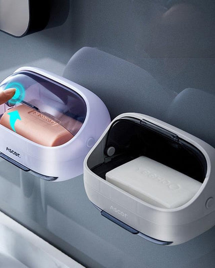 Wall-Mounted Soap Dish for a Clutter-Free Bathroom Sink