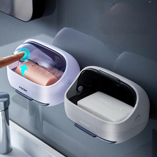 Wall-Mounted Soap Dish for a Clutter-Free Bathroom Sink