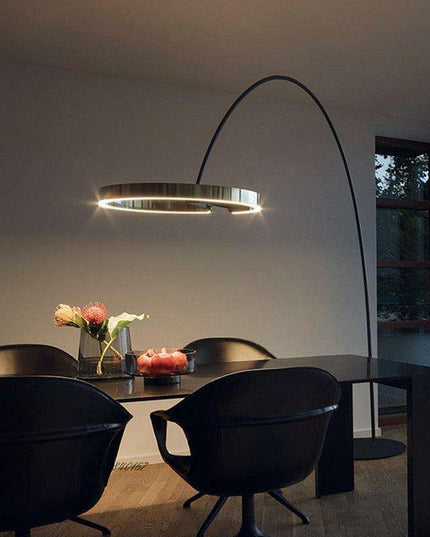 Sophisticated Italian LED Floor Lamp - Illuminate Your Home with Grace