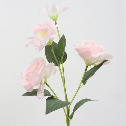 Deluxe 70cm Trigeminal Eustoma Silk Flower Bouquet - Lifelike Elegance
