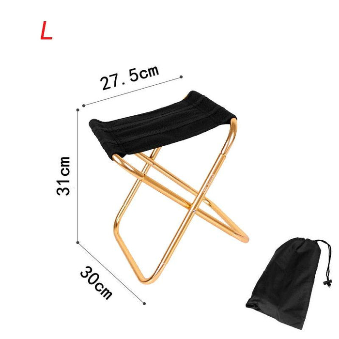 Adventure-Ready Portable Folding Chair Set with Handy Storage Pouch