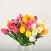 Artificial Tulip Flower Bunch - Set of 10