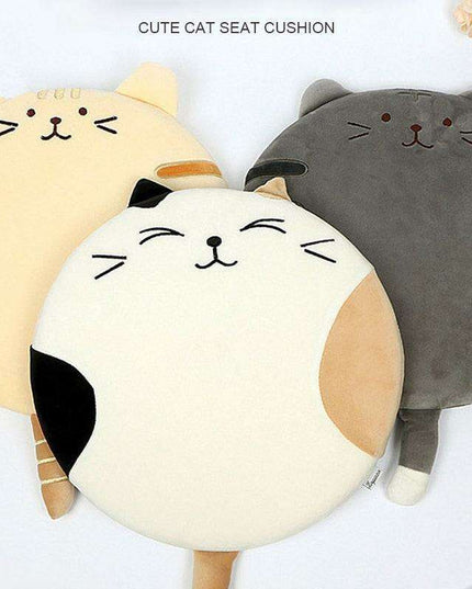 Feline Fantasy Memory Foam Seat Cushion - Charming Comfort for Every Space