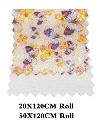 Enchanted Unicorn & Butterfly Faux Leather Craft Roll for Customized Hair Accessories