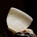 Elegant PSuet Jade White Porcelain Teacup with Stunning 3D Embossing