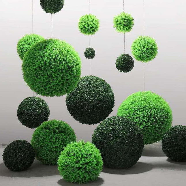 Elegant Premium Artificial Boxwood Sphere for Luxurious Home & Garden Decor