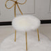 Warm Wool Round Chair Pad - Plush Seat Cushion for Dining Chairs