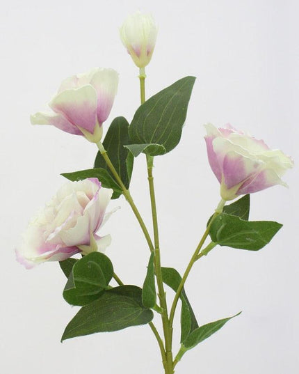 Deluxe 70cm Trigeminal Eustoma Silk Flower Bouquet - Lifelike Elegance