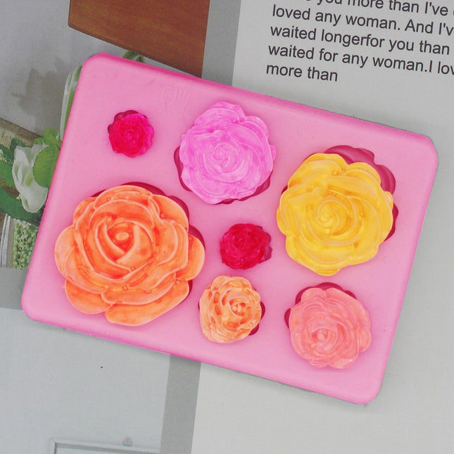 Elegant Petal Flower Silicone Mold for Baking and Crafting