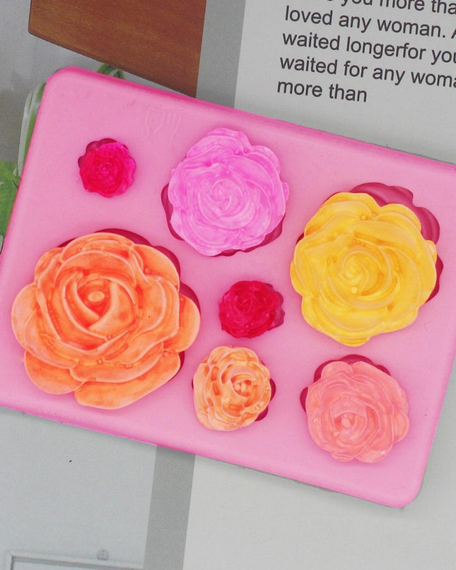Elegant Petal Flower Silicone Mold for Baking and Crafting