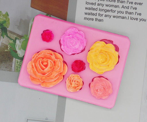 Elegant Petal Flower Silicone Mold for Baking and Chocolate Crafting