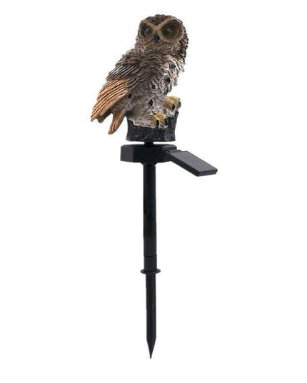 Enchanting Solar-Powered Owl and Parrot Garden Lights for Magical Outdoor Ambiance