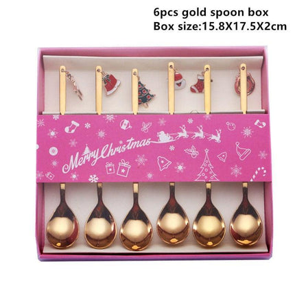 Festive Joy Stainless Steel Cutlery Set - Delightful Tableware for Holiday Celebrations