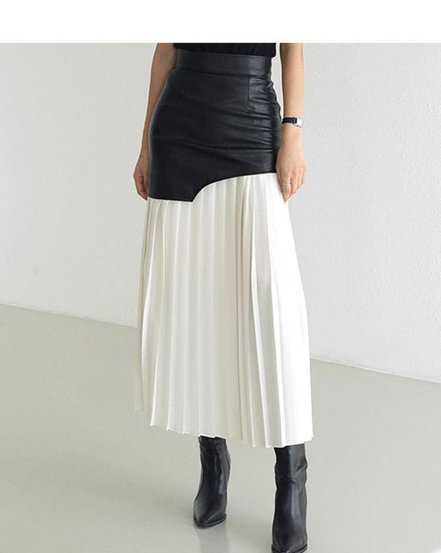 Elegant Pleated High Waist Midi Skirt for Spring 2022 - Stylish and Flattering Design