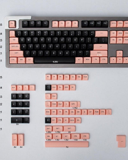 Upgrade Your Keyboard Aesthetic with 150 MSA Dual-Color Keycaps