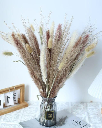 Elegant Dried Pampas Grass Bouquet - Timeless Natural Floral Arrangement for Home and Celebrations